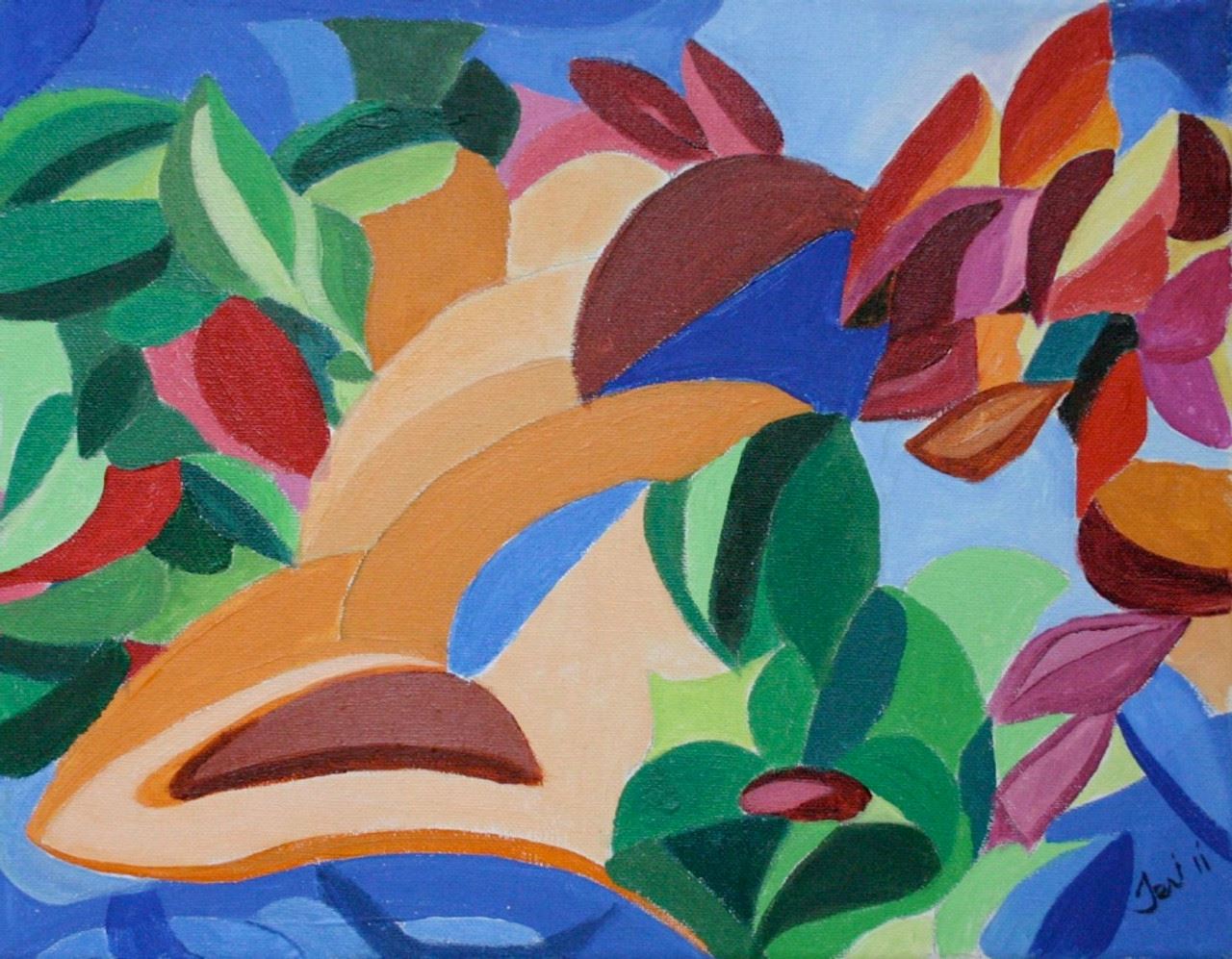 Floral Garden by Teri Levine