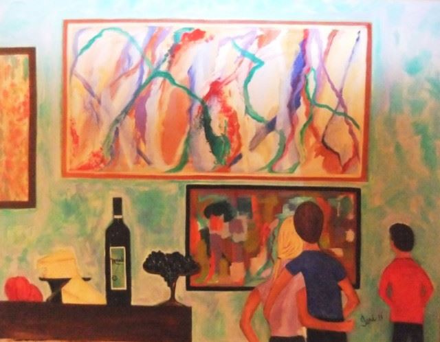 Gallery Reception by Teri Levine